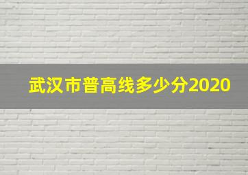 武汉市普高线多少分2020