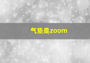 气垫是zoom