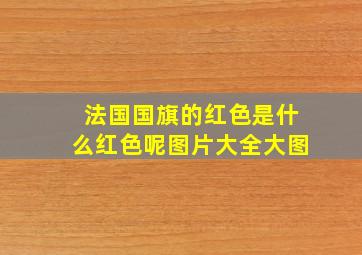 法国国旗的红色是什么红色呢图片大全大图