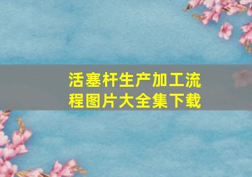 活塞杆生产加工流程图片大全集下载