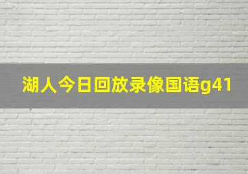 湖人今日回放录像国语g41