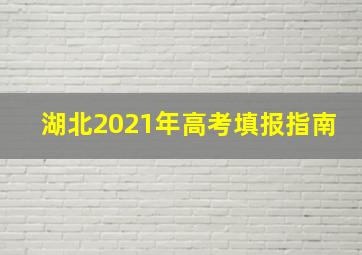 湖北2021年高考填报指南