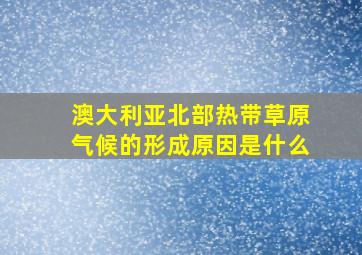 澳大利亚北部热带草原气候的形成原因是什么