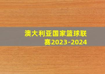 澳大利亚国家篮球联赛2023-2024