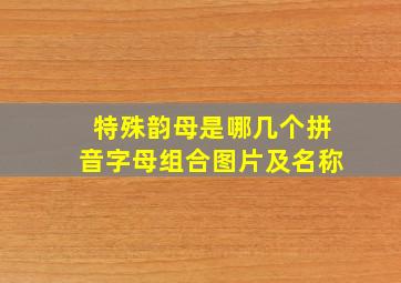 特殊韵母是哪几个拼音字母组合图片及名称