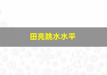 田亮跳水水平