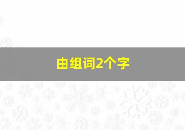 由组词2个字