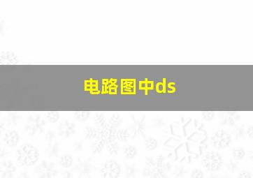 电路图中ds