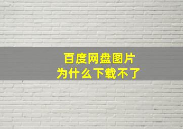 百度网盘图片为什么下载不了