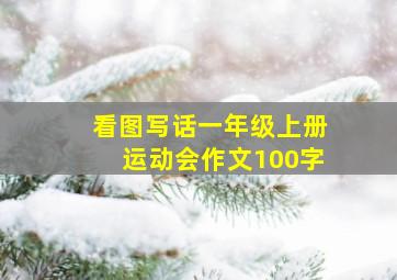 看图写话一年级上册运动会作文100字