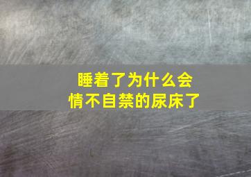 睡着了为什么会情不自禁的尿床了