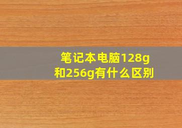 笔记本电脑128g和256g有什么区别