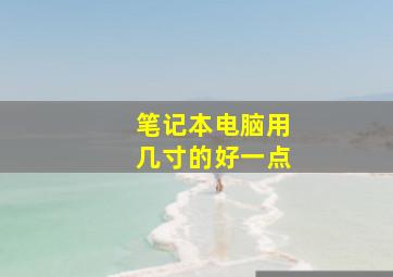 笔记本电脑用几寸的好一点