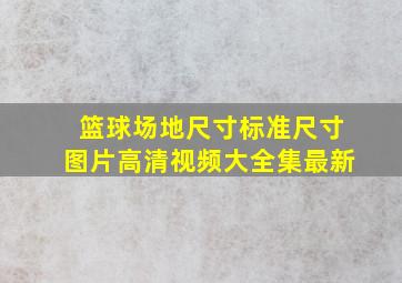 篮球场地尺寸标准尺寸图片高清视频大全集最新