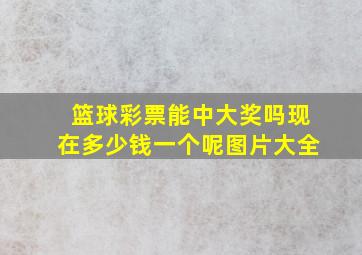 篮球彩票能中大奖吗现在多少钱一个呢图片大全