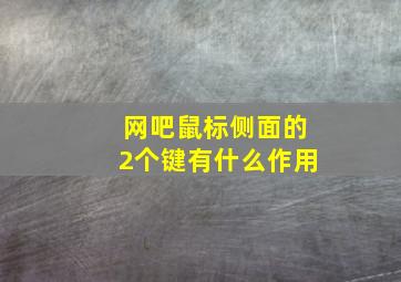 网吧鼠标侧面的2个键有什么作用