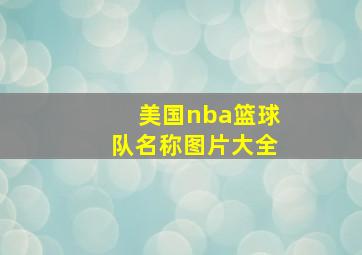 美国nba篮球队名称图片大全