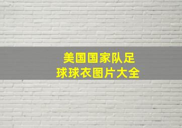 美国国家队足球球衣图片大全