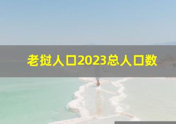 老挝人口2023总人口数