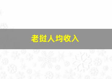 老挝人均收入