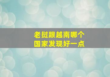 老挝跟越南哪个国家发现好一点