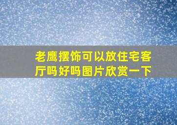 老鹰摆饰可以放住宅客厅吗好吗图片欣赏一下