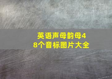 英语声母韵母48个音标图片大全