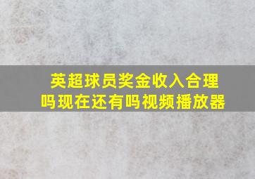 英超球员奖金收入合理吗现在还有吗视频播放器