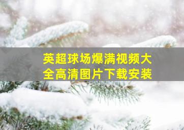 英超球场爆满视频大全高清图片下载安装