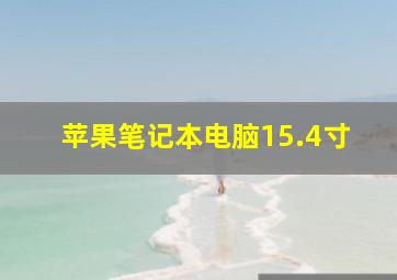 苹果笔记本电脑15.4寸