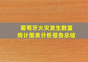 葡萄牙火灾发生数量统计图表分析报告总结