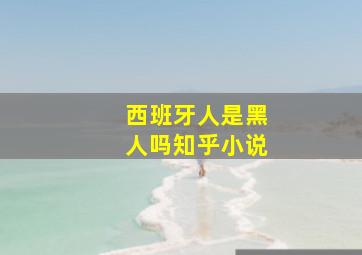 西班牙人是黑人吗知乎小说