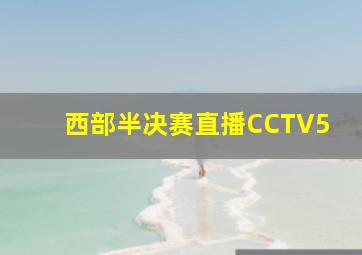 西部半决赛直播CCTV5