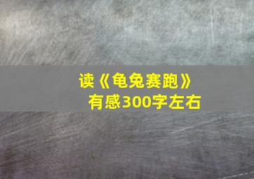 读《龟兔赛跑》有感300字左右