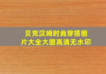 贝克汉姆时尚穿搭图片大全大图高清无水印