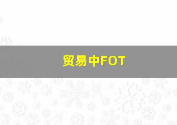 贸易中FOT