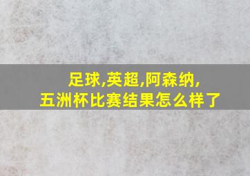 足球,英超,阿森纳,五洲杯比赛结果怎么样了