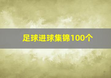 足球进球集锦100个