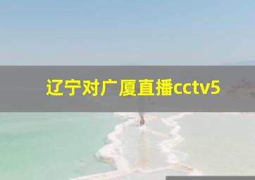 辽宁对广厦直播cctv5