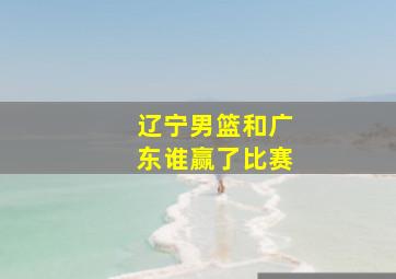 辽宁男篮和广东谁赢了比赛