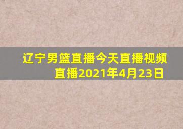 辽宁男篮直播今天直播视频直播2021年4月23日