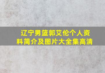 辽宁男篮郭艾伦个人资料简介及图片大全集高清