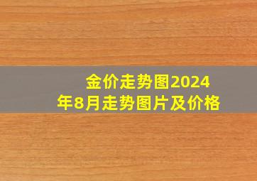 金价走势图2024年8月走势图片及价格