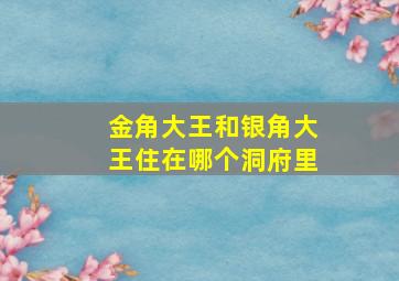 金角大王和银角大王住在哪个洞府里