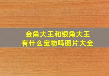 金角大王和银角大王有什么宝物吗图片大全