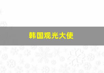 韩国观光大使