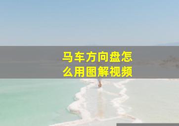 马车方向盘怎么用图解视频